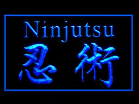 Ninjutsu Ninja Kanji Symbol LED Neon Sign